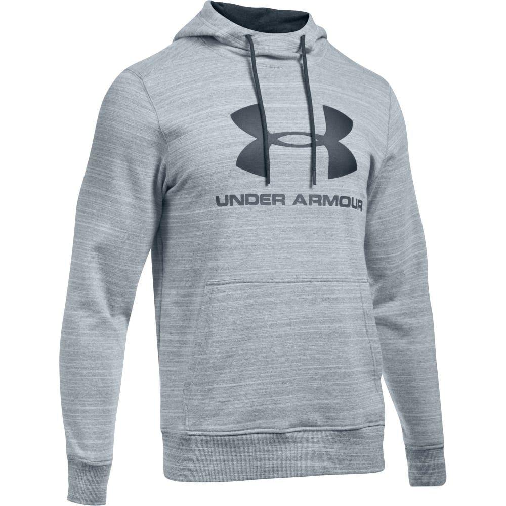 Under Armour Jackets Logo - Under Armour Mens Triblend Sportstyle Logo Hoodie