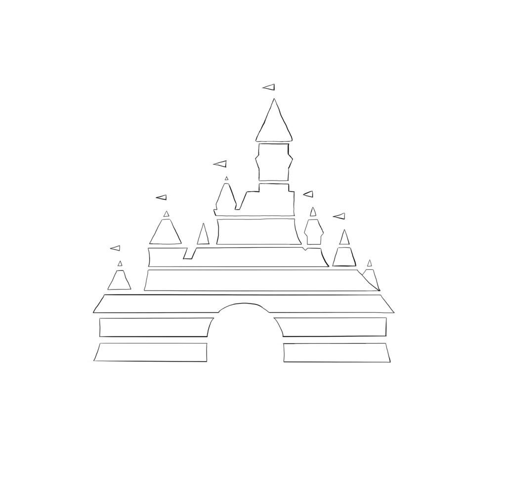 Disneyland Castle Logo - disney castle logo - Google Search | silhouette Cameo | Disney ...