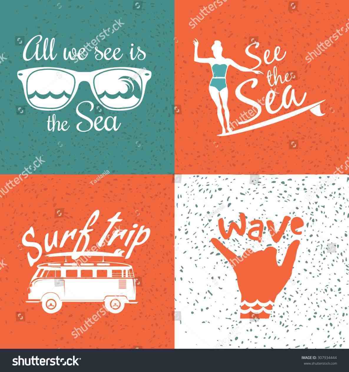 Vintage Surf Logo - Surfing decals from the s graphics srhcouk logo