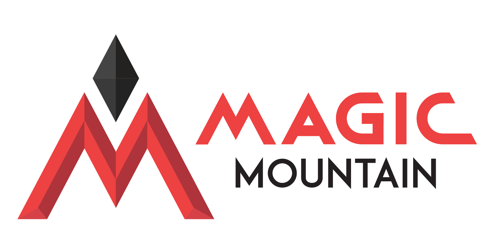 Mountain Red and White C Logo - Magic Mountain Ski Area