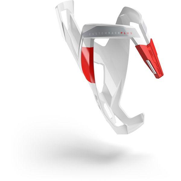 Mountain Red and White C Logo - Elite Custom Race Plus resin cage white / red Mountain Bikes