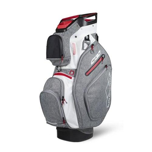 Mountain Red and White C Logo - Shop Sun Mountain 2018 C-130 Cart Bag - Charcoal / White / Red ...