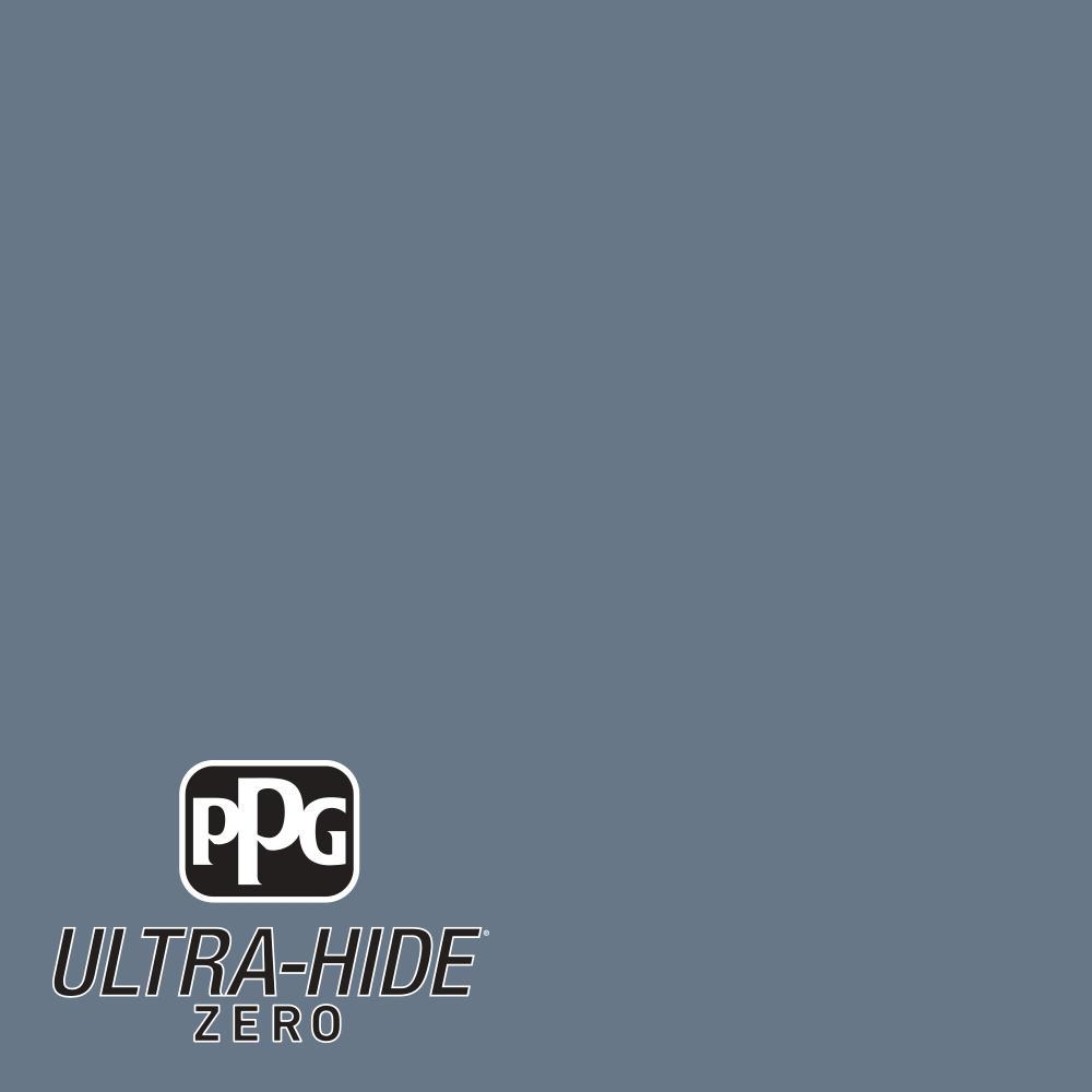 Zero Mountain Logo - PPG 1 gal. #HDPV13U Ultra-Hide Zero Mountain Slate Blue Eggshell ...