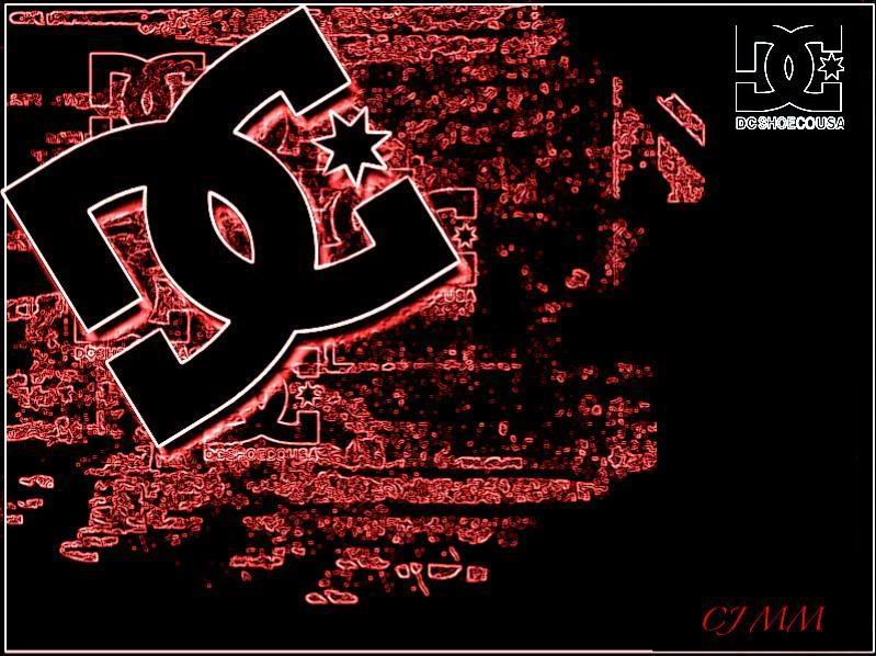 DC Skate Logo - DC Shoes Logo in Corner Black and Red Wallpaper HD Desktop