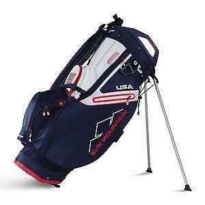 Mountain Red and White C Logo - 2019 Sun Mountain C-130S Stand Bag - Navy/White/Red, New ...