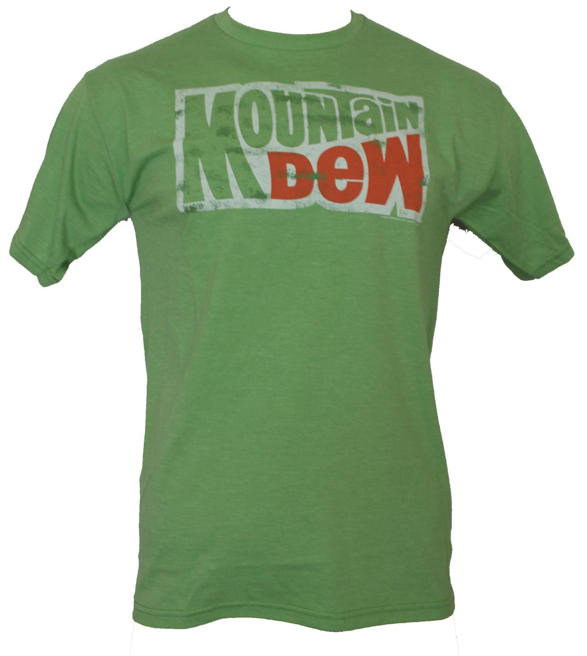 Mountain Red and White C Logo - IN MY PARENTS BASEMENT Mountain Dew Mens T Shirt Red White Green Box