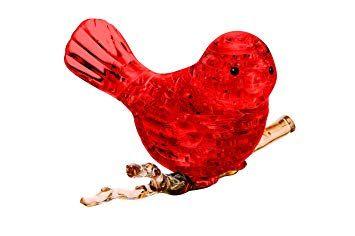 Red Bird Chicken Logo - Original 3D Crystal Puzzle Bird: Toys & Games