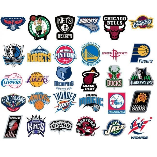 Western Conference Logo - 66 - Your Choice - NBA Western Conference Teams - Mix & Match - As ...