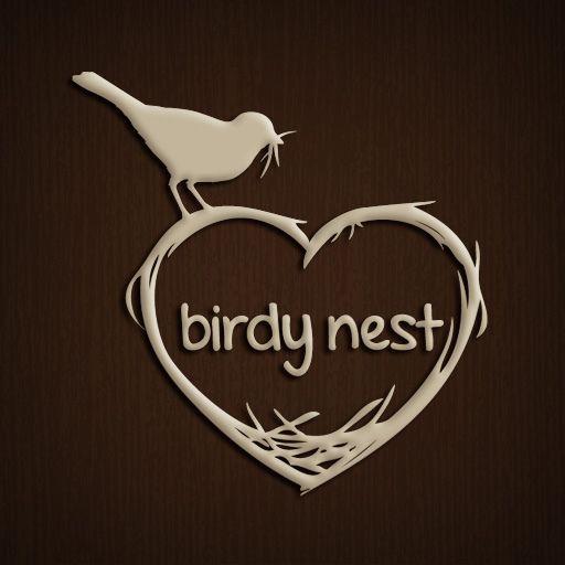 Heart Nest Logo - birdy. } nest Logo. come join our flock ;D. { birdy. }