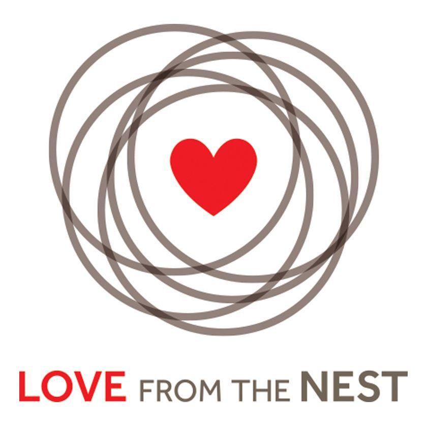 Heart Nest Logo - Love from the Nest