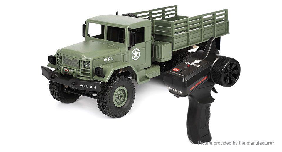B and C Off-Road Logo - $52.35 WPL B-16 R/C Off-road Army Truck Racing Toy - 2.4GHz / 1:16 ...