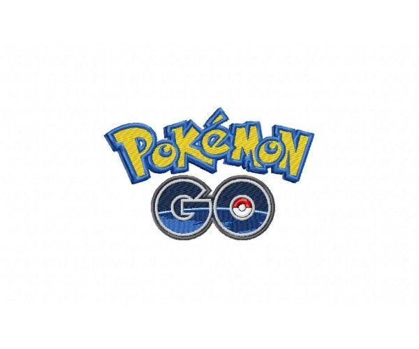 Can I Use Pokemon Go Logo - Pokemon go logo machine embroidery design for instant download