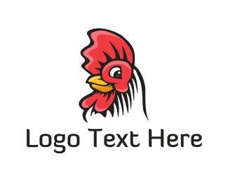Red Bird Chicken Logo - Logo Maker - Customize this 
