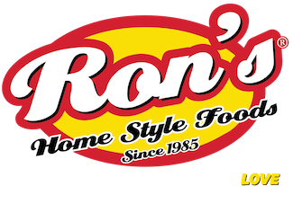 Red and Yellow Food Logo - Home. Ron's Home Style FoodsRons Home Style Foods