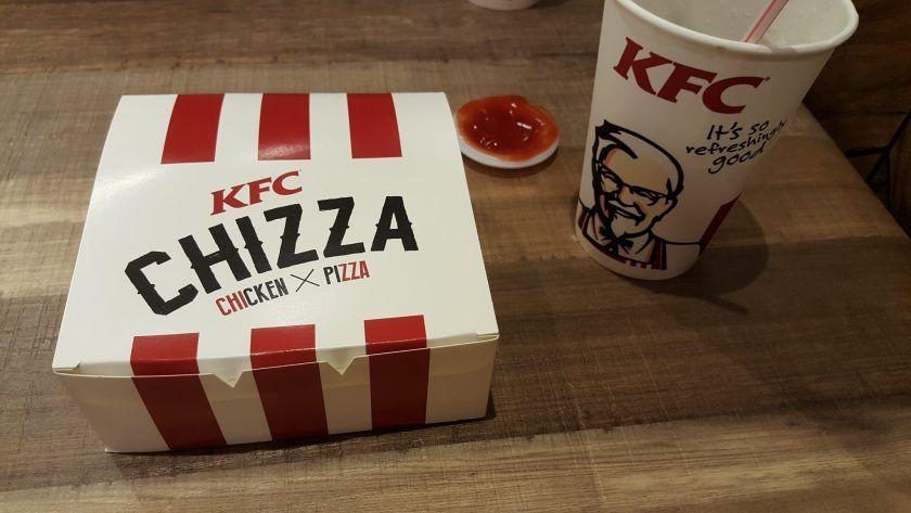 White Box with a Red a Logo - KFC Adventures in Kuala Lumpur, Malaysia