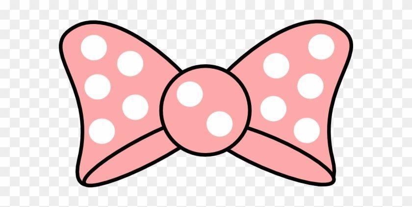 Mini Mouse Logo - Pink Minnie Mouse Bow Cut Outs From Clipart 2 Wikiclipart