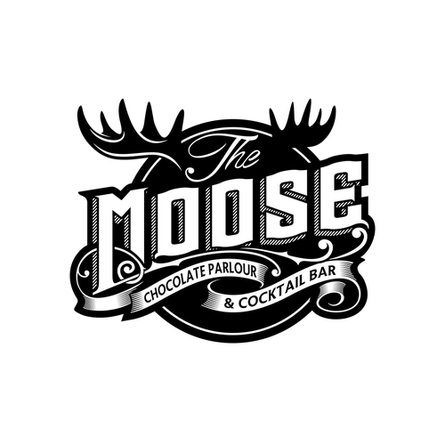 Moose Logo - Downtown Cocktail Bar Logo Moose. Logo design contest