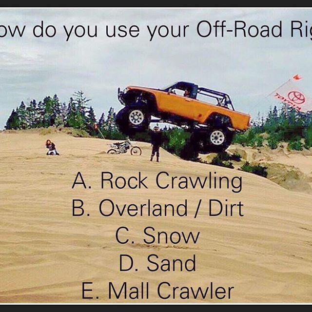 B and C Off-Road Logo - POLL QUESTION!! Tell us how you use your Off-Road Rig 