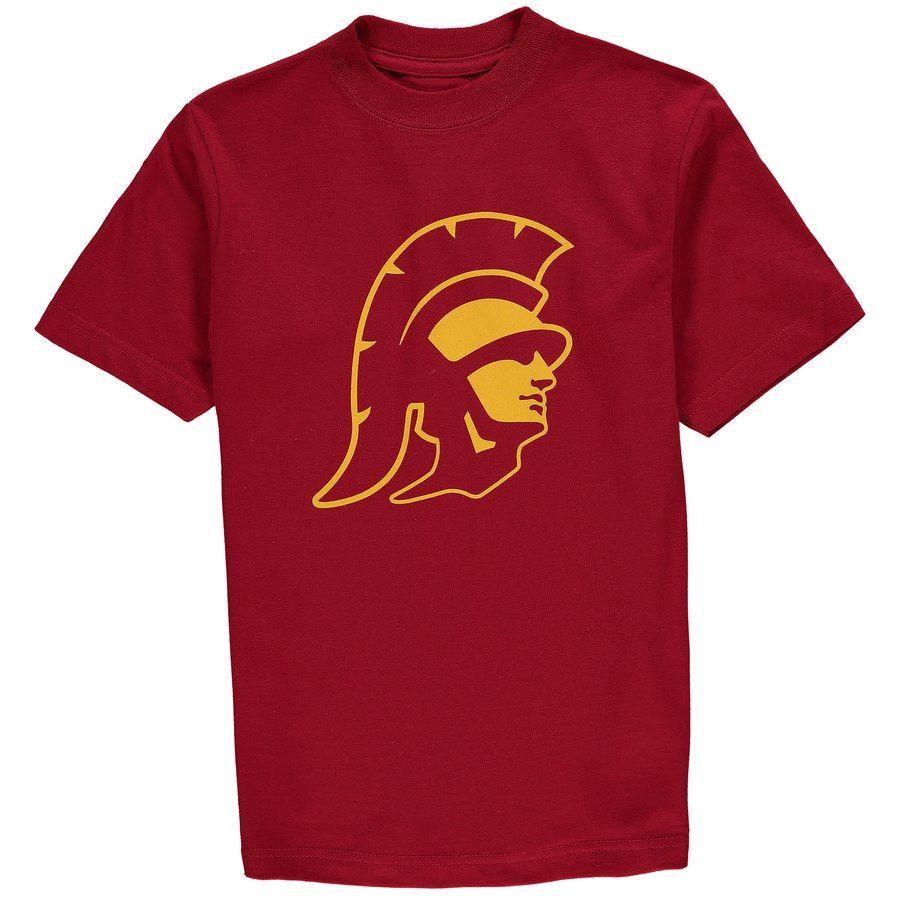 Cardinal Head Logo - USC Trojans Youth Cardinal Trojan Head Logo T Shirt