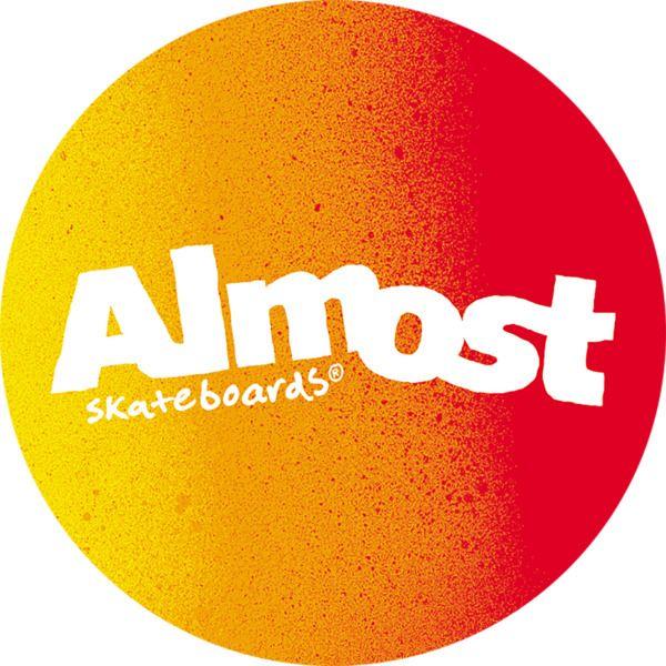 Almost Skate Logo - Almost Skateboards Gradient Flip Skate Sticker - Warehouse Skateboards