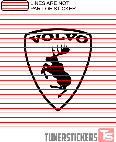 Moose Logo - Volvo Moose Logo - Tuner Stickers