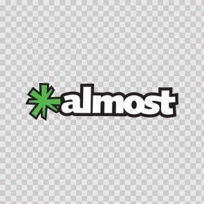 Almost Skate Logo - Skateboard logos - Logos - Stickers | Stickers Factory