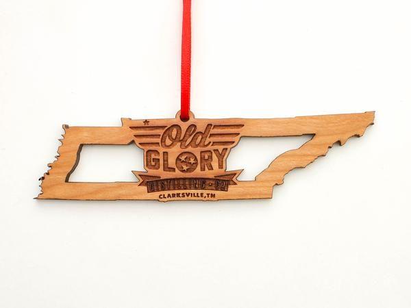 Old Glory Logo - Old Glory Distilling Tennessee Logo Insert Ornament – Nestled Pines