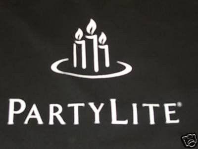 PartyLite Logo - Black PartyLite LOGO Display Tablecloth | #42719852
