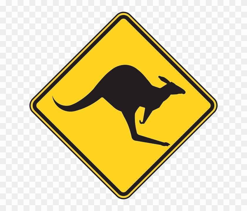 Australia Kangaroo Clip Art Logo - Sign, Australia, Symbol, Cartoon, Signs, Danger, Ahead - Australia ...