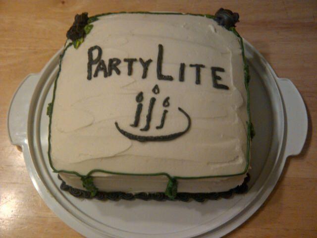 PartyLite Logo - Partylite logo cake. Partylite. Cake, Cake logo