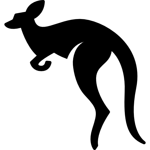 Australia Kangaroo Clip Art Logo - Australian kangaroo Icon