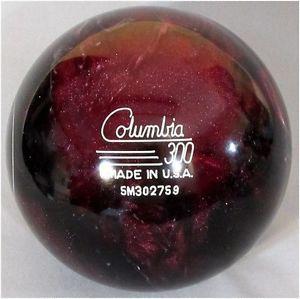 White Dot with Red Ball Logo - Columbia 300 White Dot Blackberry Bowling Ball 15 lb Not Drilled NOS ...