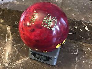 White Dot with Red Ball Logo - 15# Golden White Dot Brunswick USA Bowling Ball RED ZONE USBC Extra