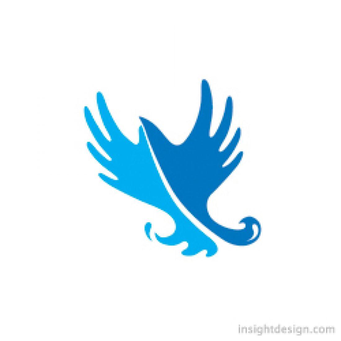 River Bird Logo - River of Life Church Logo - Insight Design
