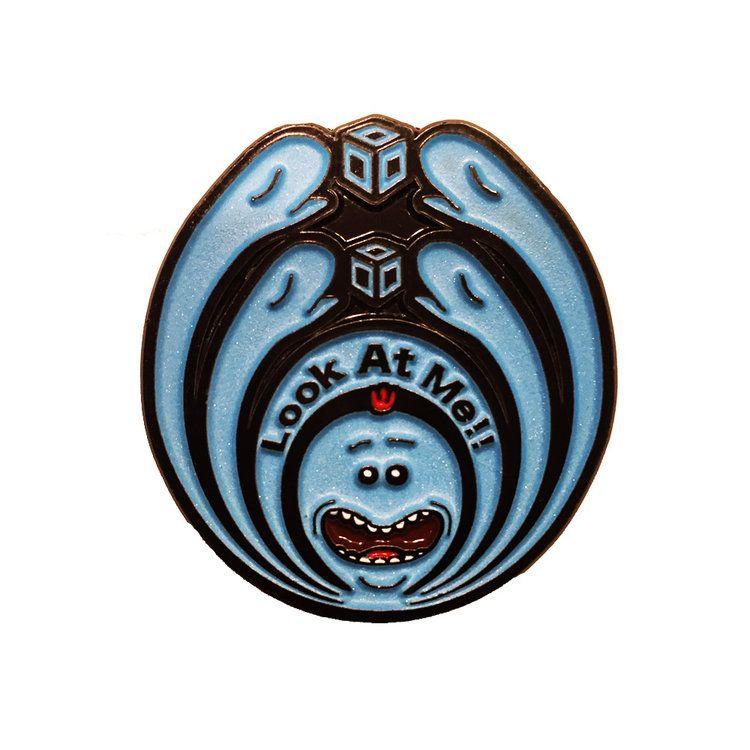 Bass Drop Logo - Meeseeks Bassdrop V3 Pin — Heady Thready