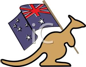 Australia Kangaroo Clip Art Logo - Kangaroo Clipart australian kangaroo 5 - 300 X 232 | Dumielauxepices.net