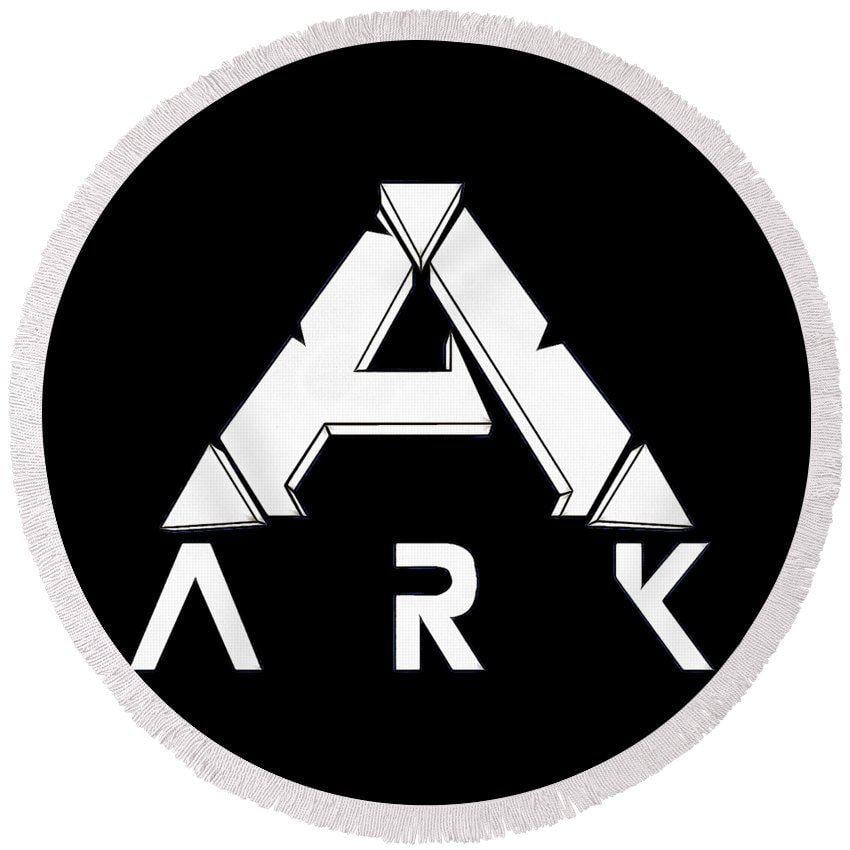 Beach Circle Logo - Ark Logo Round Beach Towel