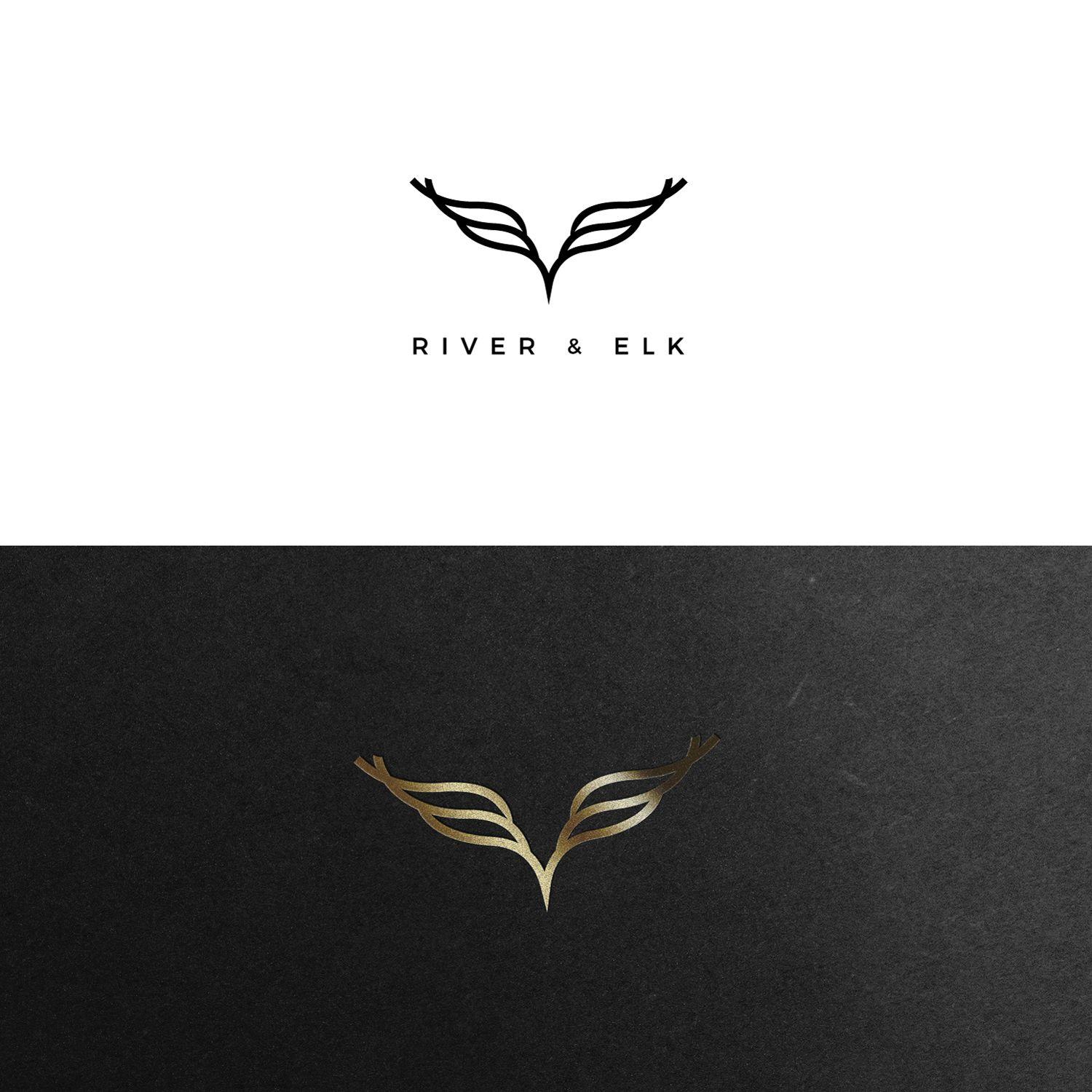 River Bird Logo - Upmarket, Serious, Home Furnishing Logo Design for RIVER & ELK