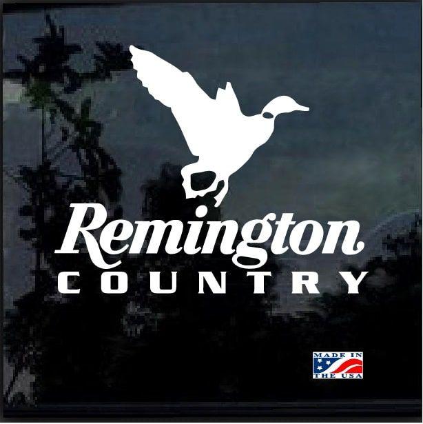 Remington Country Logo - Remington Country Duck Hunting Window Decal Sticker – Custom Sticker ...