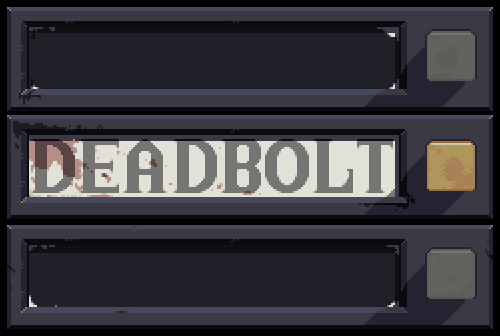 Deadbolt Logo - DEADBOLT] - 2D action/shooter