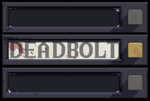 Deadbolt Logo - DEADBOLT Action Shooter