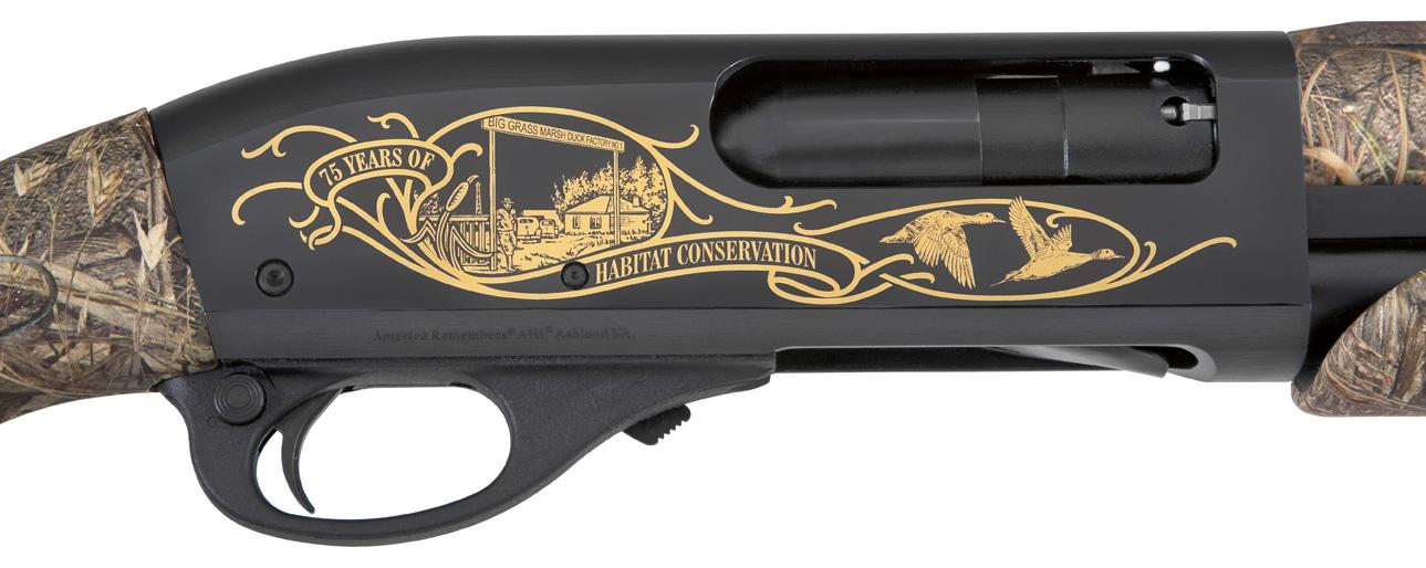 Remington Duck Logo - Ducks Unlimited 75th Anniversary Tribute Shotgun | America Remembers