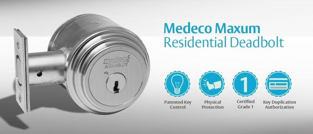 Deadbolt Logo - Maxum Residential Deadbolt