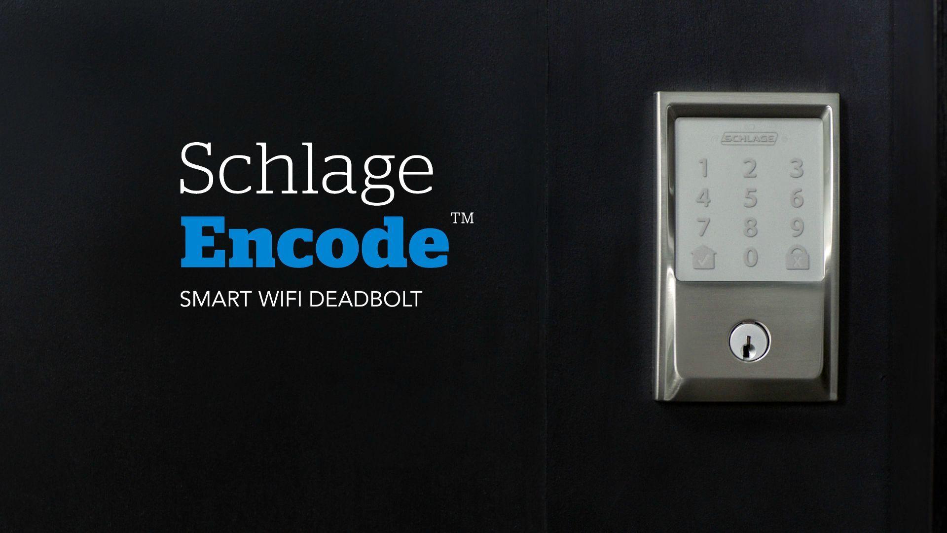 Deadbolt Logo - Schlage Encode™ Smart WiFi Deadbolt