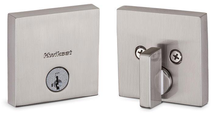 Deadbolt Logo - Modern Low Profile Deadbolts & Contemporary Door Hardware | Kwikset ...