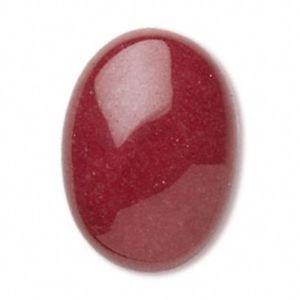 Mountains and Red Oval Logo - 2 Red Mountain Jade 18x13mm Oval Gemstone Cabochons | eBay