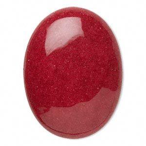 Mountains and Red Oval Logo - Cabochon, mountain 