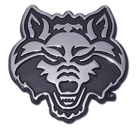 Red Wolves Arkansas Logo - Amazon.com : Elektroplate Arkansas State University Red Wolf