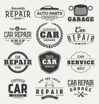 Auto Repair Service Logo - Garage Vectors, Photos and PSD files | Free Download