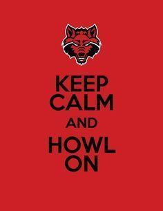 Red Wolves Arkansas Logo - arkansas state red wolves logo file. Keep calm and howl on! More